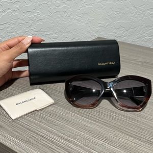 Authentic Balenciaga Ladies Sunglasses Used